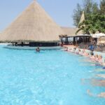 People_tourists_in_swimming_pool_hotel_Gambia